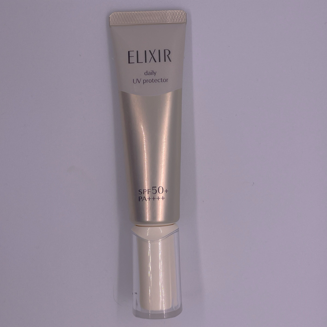 ELIXIR(エリクシール)のデーケアレボリューション SP+ 化粧下地 朝用乳液 SPF50+ PA++++ コスメ/美容のベースメイク/化粧品(化粧下地)の商品写真