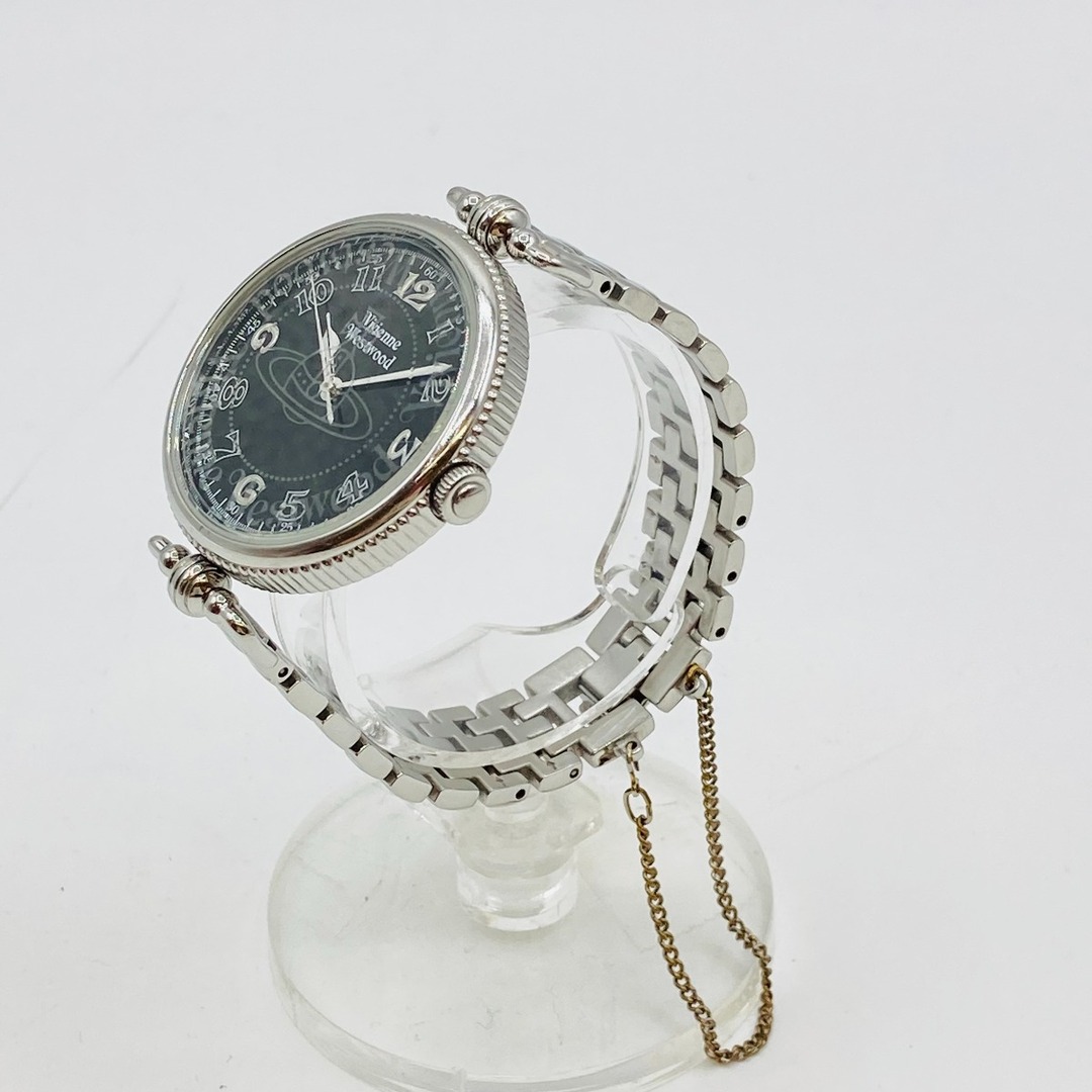 Vivienne Westwood(ヴィヴィアンウエストウッド)の◎◎Vivienne Westwood ヴィヴィアン・ウエストウッド クォーツ 腕時計 レディース 黒文字盤 VW-7061 レディースのファッション小物(腕時計)の商品写真