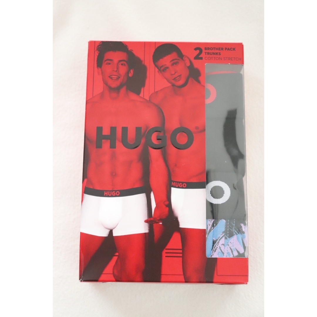 HUGO(ヒューゴ)の【HUGO】ヒューゴ レギュラーライズ ストレッチコットン トランクス XL メンズのアンダーウェア(ボクサーパンツ)の商品写真