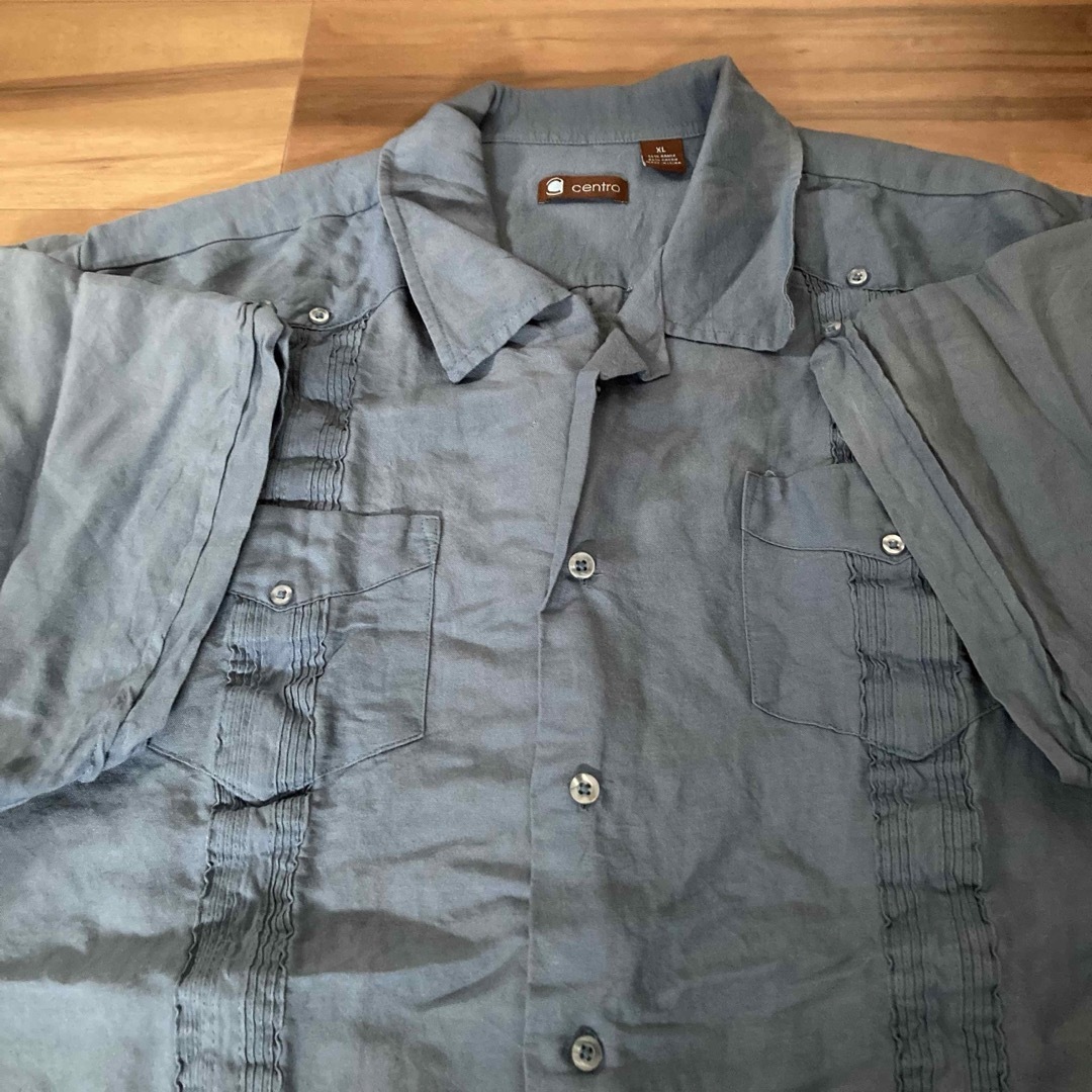 centro キューバシャツ オープンカラー 4つポケット メンズのトップス(シャツ)の商品写真