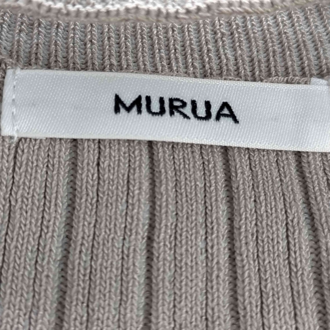 MURUA(ムルーア)のMURUA(ムルーア) カットカシュクールニット レディース トップス レディースのトップス(ニット/セーター)の商品写真