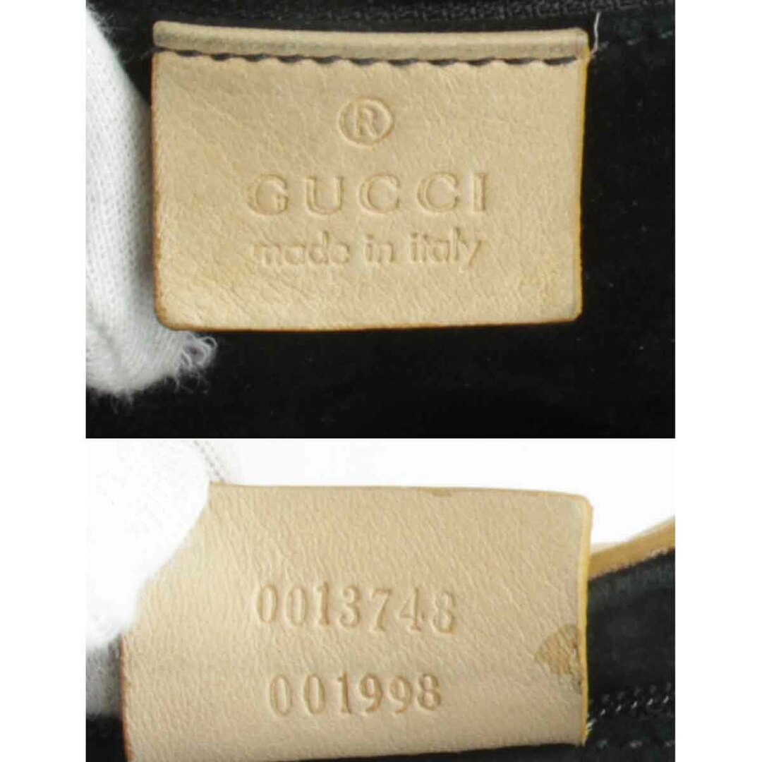 Gucci(グッチ)の『USED』 GUCCI グッチ 0013748 001998 ショルダーバッグ レザー ベージュ【中古】 レディースのバッグ(ショルダーバッグ)の商品写真