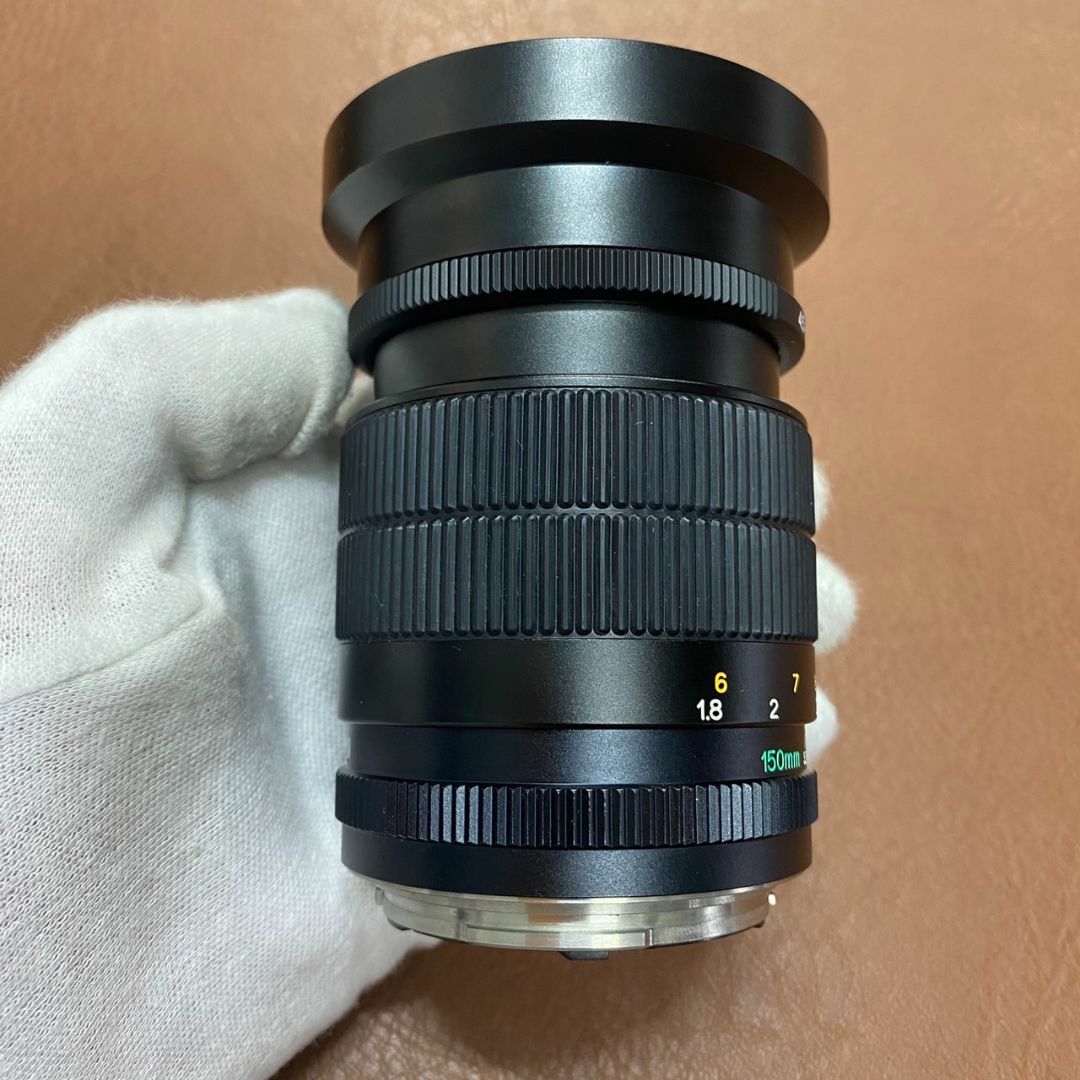 LEICA(ライカ)のMamiya マミヤ G 150mm F4.5L フード付き スマホ/家電/カメラのカメラ(レンズ(単焦点))の商品写真