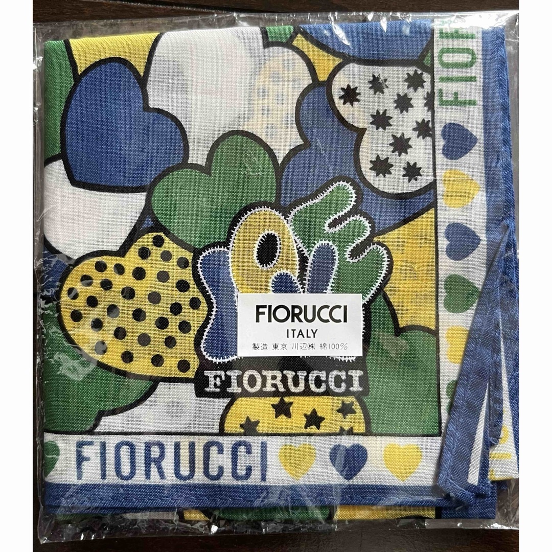 Fiorucci(フィオルッチ)のおしゃれ ハンカチーフ ITALY メンズ レディース レディースのファッション小物(ハンカチ)の商品写真