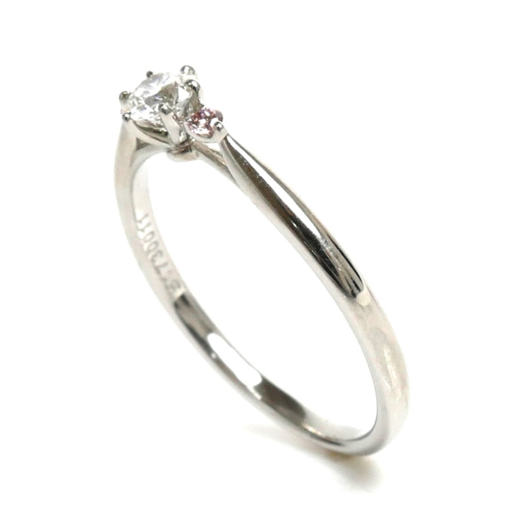 DE BEERS(デビアス)のDe Beers デビアスFOREVER MARK Pt950プラチナ ダイヤ リング・指輪 ダイヤモンド0.20ct ダイヤモンド0.03ct 11.5号 2.5g レディース【中古】【美品】 レディースのアクセサリー(リング(指輪))の商品写真