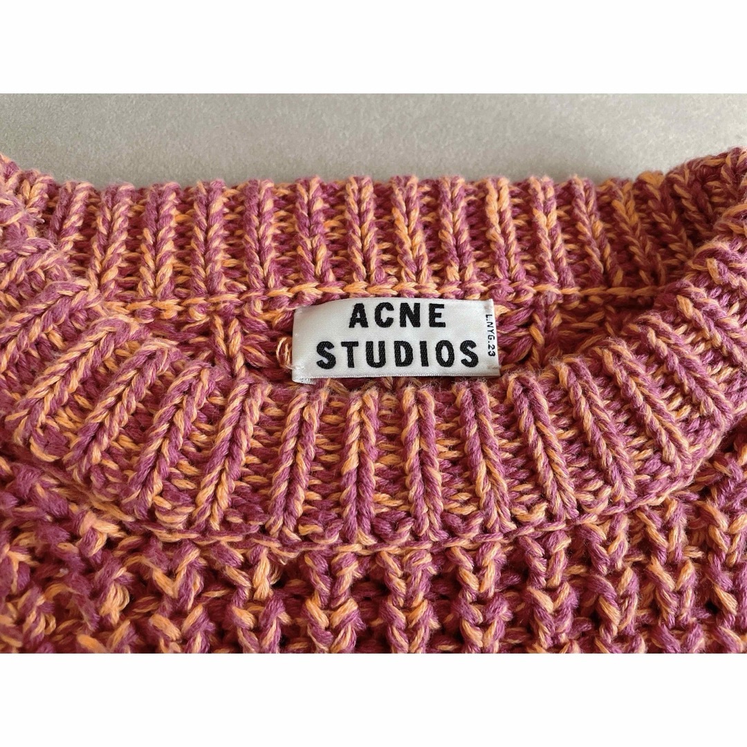 Acne Studios(アクネストゥディオズ)のACNE STUDIOS アクネ　コットンニット　美品 レディースのトップス(ニット/セーター)の商品写真