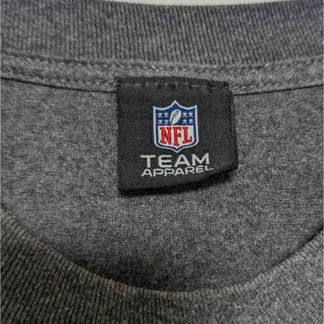 古着 Tシャツ アメカジ NFL グリーンベイ パッカーズ プリント グレー メンズのトップス(Tシャツ/カットソー(半袖/袖なし))の商品写真