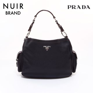 プラダ(PRADA)のプラダ PRADA レザー ワンショルダー シルバー ショルダーバッグ(ショルダーバッグ)