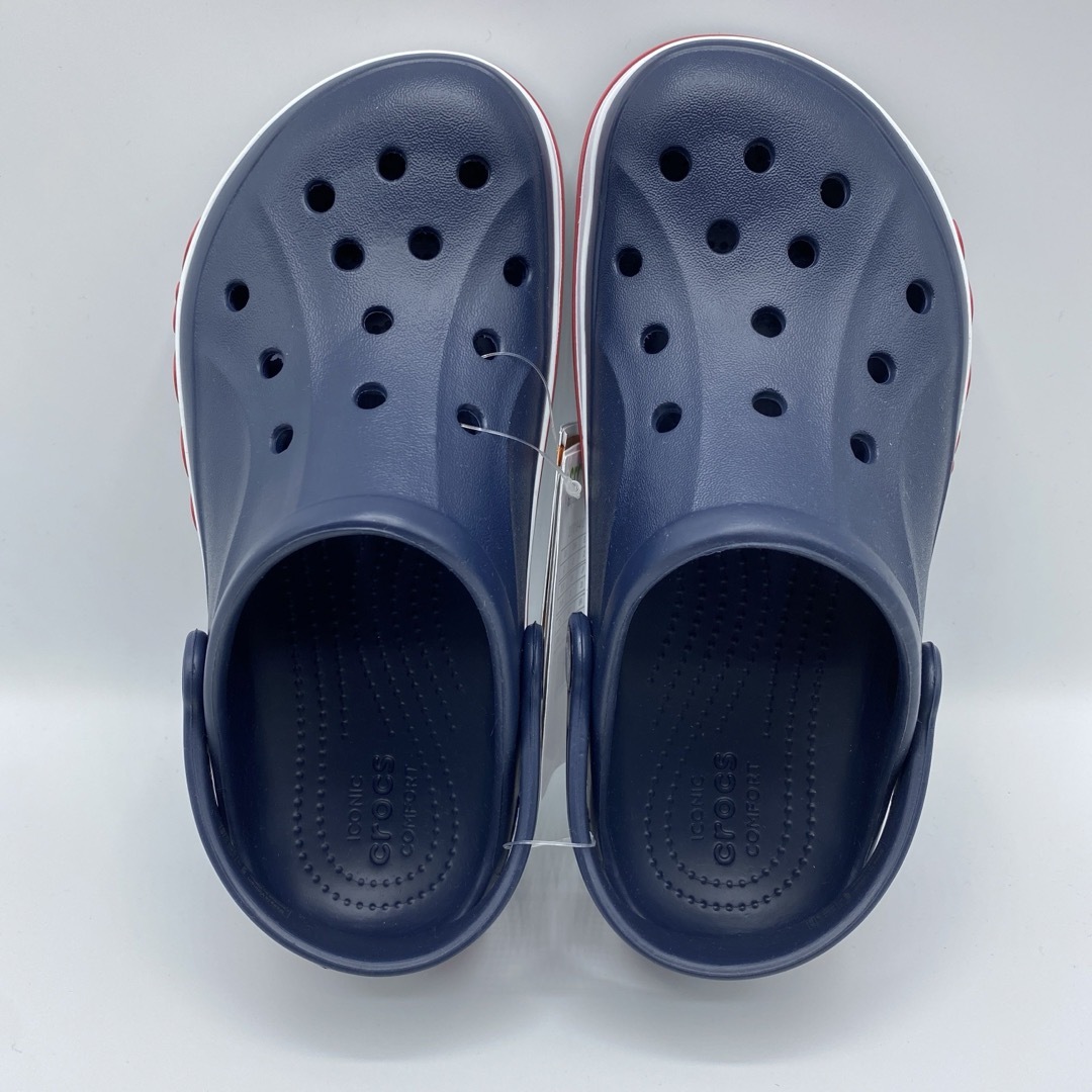 crocs(クロックス)の新品 タグ付●クロックス CROCS バヤバンド ネイビー 20cm キッズ/ベビー/マタニティのキッズ靴/シューズ(15cm~)(サンダル)の商品写真