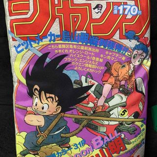 一番くじ  ★ 週刊少年ジャンプ50周年  ドラゴンボールのジャンプ型クッション(キャラクターグッズ)