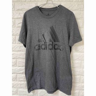 アディダス(adidas)のadidas アディダス Tシャツ グレー Mサイズ 美品(Tシャツ/カットソー(半袖/袖なし))