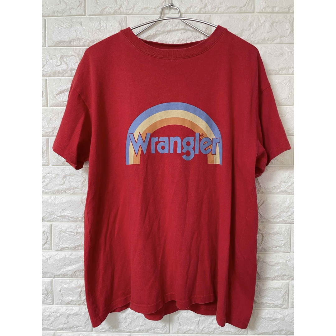 Wrangler(ラングラー)のWrangler ラングラー ロゴ Tシャツ Lサイズ 古着好き メンズのトップス(Tシャツ/カットソー(半袖/袖なし))の商品写真