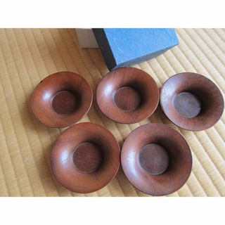 （中古）茶托5客　箱入り