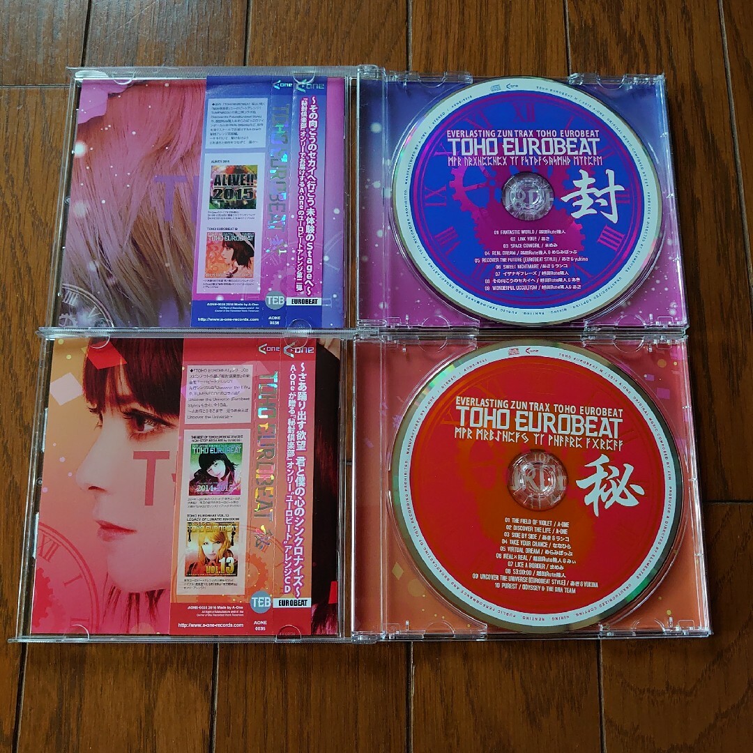 TOHO EUROBEAT 秘、封 2枚セット エンタメ/ホビーのCD(ゲーム音楽)の商品写真