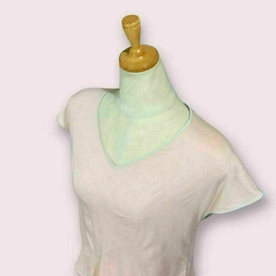 ICB(アイシービー)のiCB アイシービー カットソー 半袖 ライトピンク キャップスリーブ S レディースのトップス(Tシャツ(半袖/袖なし))の商品写真
