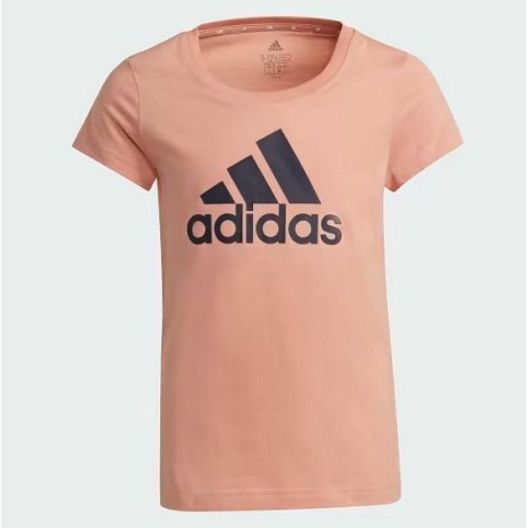 adidas(アディダス)の新品 定価2189円 adidas アディダス エッセンシャルズ 半袖 Tシャツ キッズ/ベビー/マタニティのキッズ服女の子用(90cm~)(Tシャツ/カットソー)の商品写真