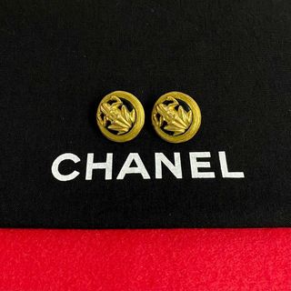 シャネル(CHANEL)の極 美品 コメあり 95P CHANEL シャネル カエル モチーフ ココマーク イヤリング イヤーカフ アクセサリー レディース ゴールド 28034(イヤリング)