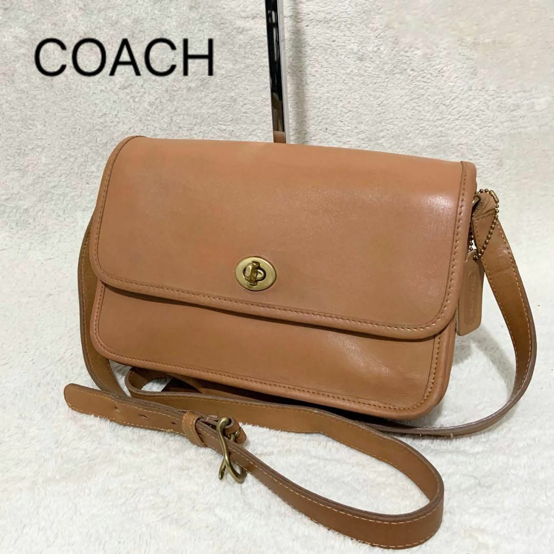 COACH(コーチ)のCOACH オールドコーチ ショルダーバッグ ターンロック ブラウン 8917 レディースのバッグ(ショルダーバッグ)の商品写真
