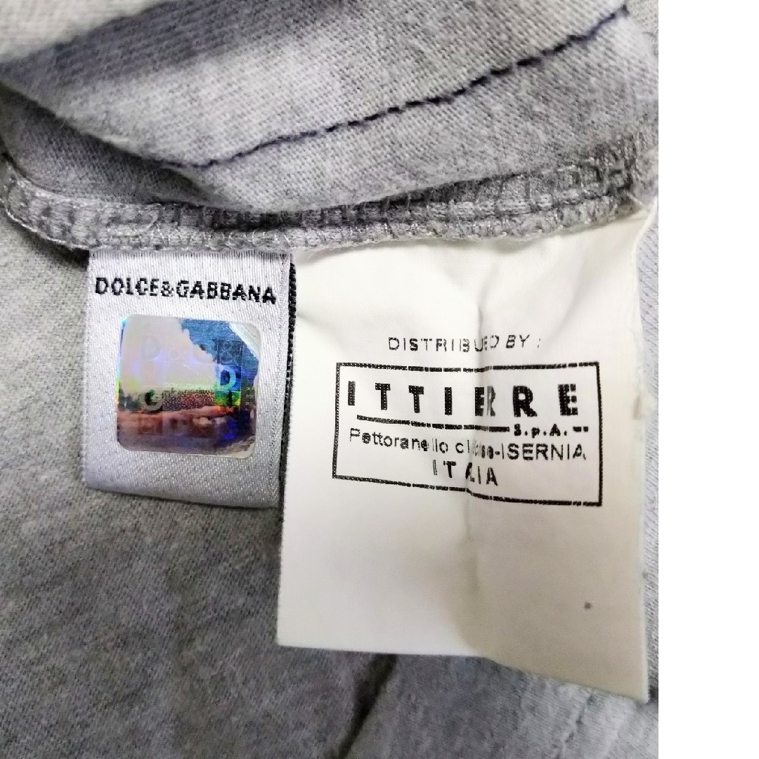 DOLCE&GABBANA(ドルチェアンドガッバーナ)のDOLCE&GABBANA(ドルチェアンドガッバーナ) 半袖Tシャツ Ｌ メンズのトップス(Tシャツ/カットソー(半袖/袖なし))の商品写真