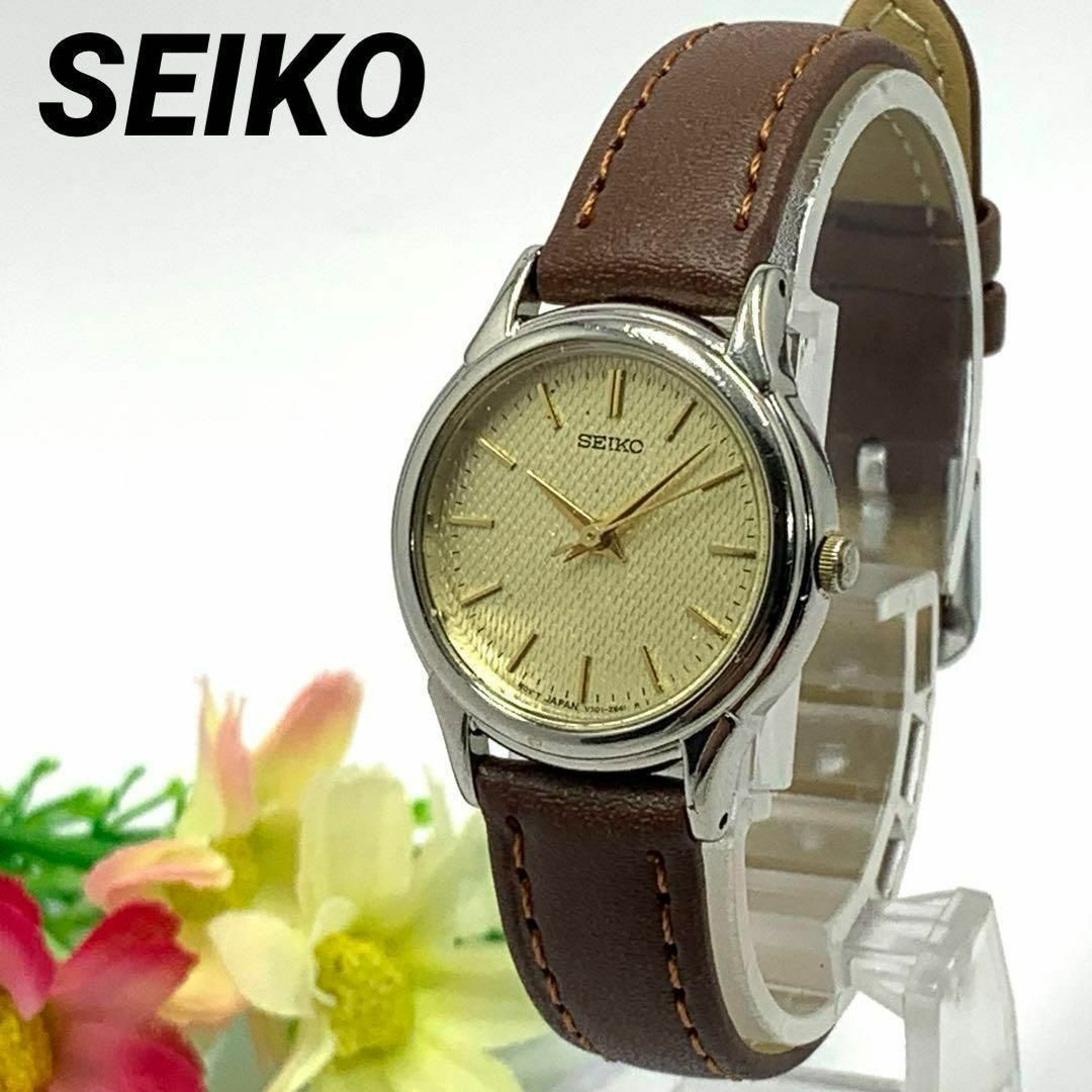 SEIKO(セイコー)の110 SEIKO セイコー レディース 腕時計 クオーツ式 人気 ビンテージ レディースのファッション小物(腕時計)の商品写真