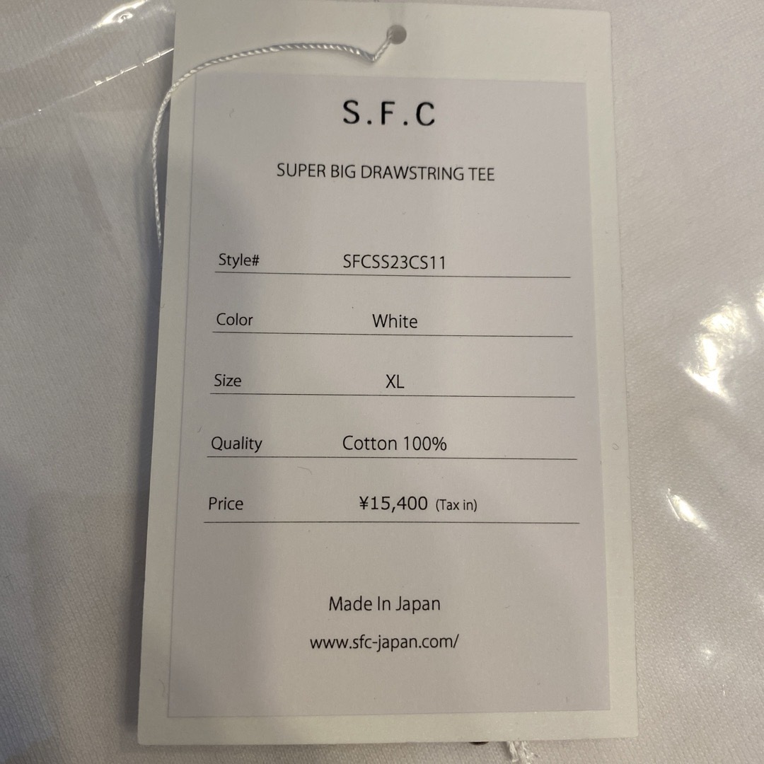 1LDK SELECT(ワンエルディーケーセレクト)のS.F.C SUPER BIG DRAWSTRING TEE ３点セット メンズのトップス(Tシャツ/カットソー(半袖/袖なし))の商品写真