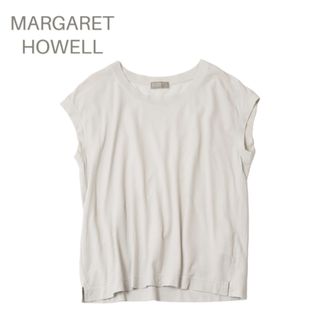 MARGARET HOWELL - MARGARET HOWELL コットン フレンチスリーブ カットソー