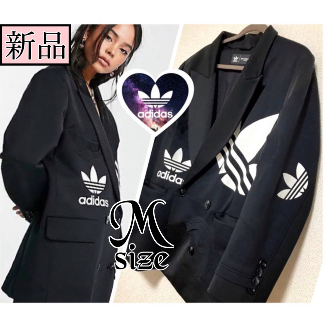 adidas(アディダス)のアディダス 新品 ドライクリーンオンリー ジャケット コート ジャージ Mサイズ レディースのジャケット/アウター(テーラードジャケット)の商品写真