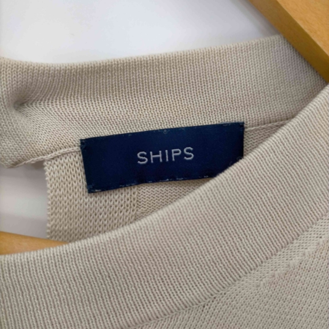 SHIPS(シップス)のSHIPS(シップス) コットンシルクバックボタンニット レディース トップス レディースのトップス(その他)の商品写真