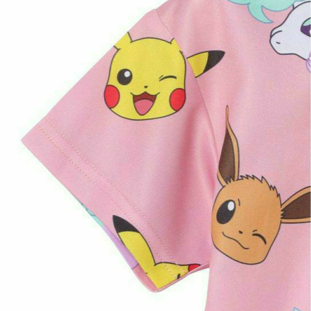 ポケモン(ポケモン)の新品 120 ポケモン 半袖 女の子 Tシャツ ポニータ ピカチュウ イーブイ キッズ/ベビー/マタニティのキッズ服女の子用(90cm~)(Tシャツ/カットソー)の商品写真