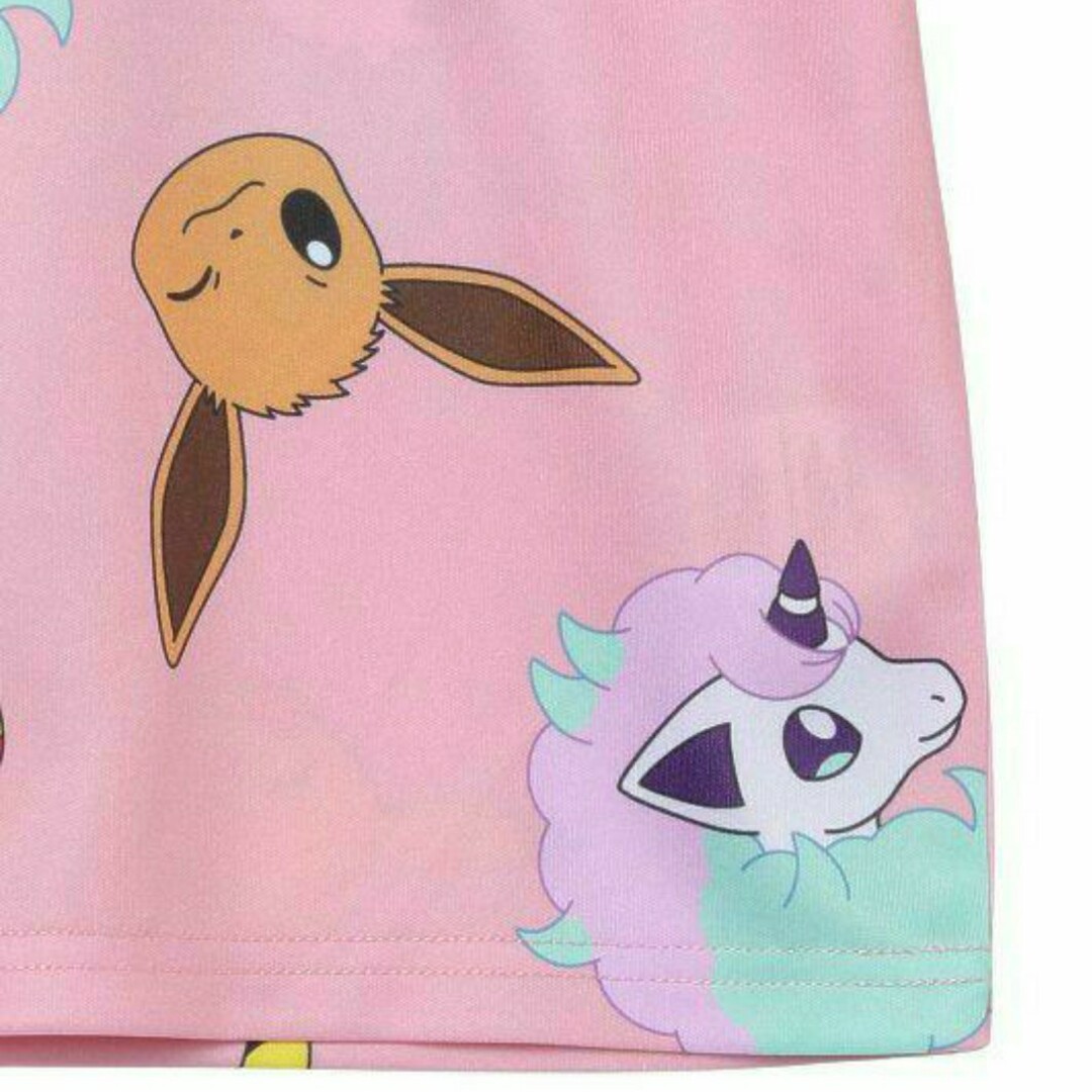 ポケモン(ポケモン)の新品 120 ポケモン 半袖 女の子 Tシャツ ポニータ ピカチュウ イーブイ キッズ/ベビー/マタニティのキッズ服女の子用(90cm~)(Tシャツ/カットソー)の商品写真