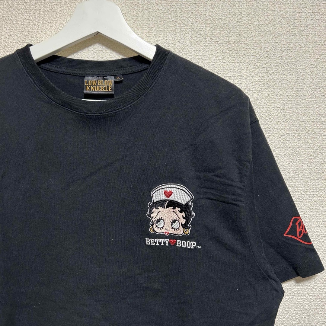 Betty Boop(ベティブープ)の【夏服】betty tシャツ 刺繍 メンズのトップス(Tシャツ/カットソー(半袖/袖なし))の商品写真