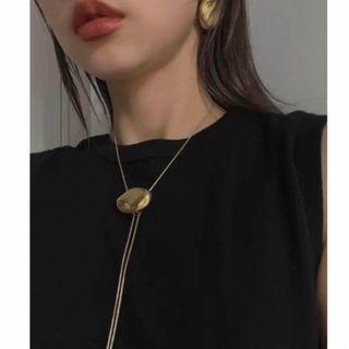 アメリヴィンテージ(Ameri VINTAGE)の2WAY STONE LIKE SLIDE CHAIN NECKLACE(ネックレス)