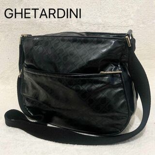 GHERARDINI - 【美品】ゲラルディーニ ショルダーバッグ ソフティ 総柄 ナイロン ブラック 黒