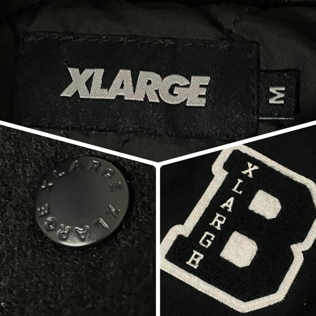 XLARGE(エクストララージ)のエクストラージ　サウンドショップ　バランサ　スタジャン　ブラック　M レザー メンズのジャケット/アウター(スタジャン)の商品写真