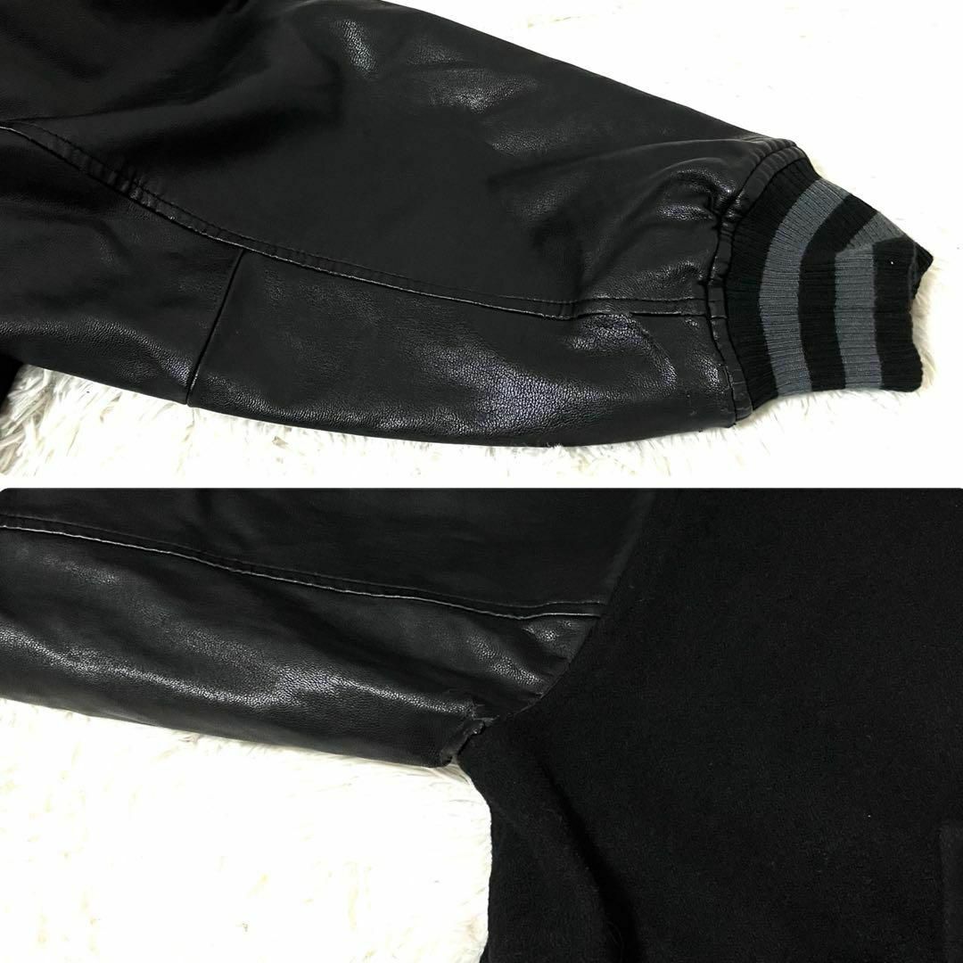 XLARGE(エクストララージ)のエクストラージ　サウンドショップ　バランサ　スタジャン　ブラック　M レザー メンズのジャケット/アウター(スタジャン)の商品写真