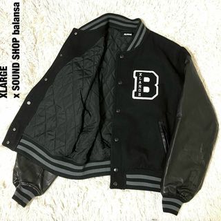 エクストララージ(XLARGE)のエクストラージ　サウンドショップ　バランサ　スタジャン　ブラック　M レザー(スタジャン)