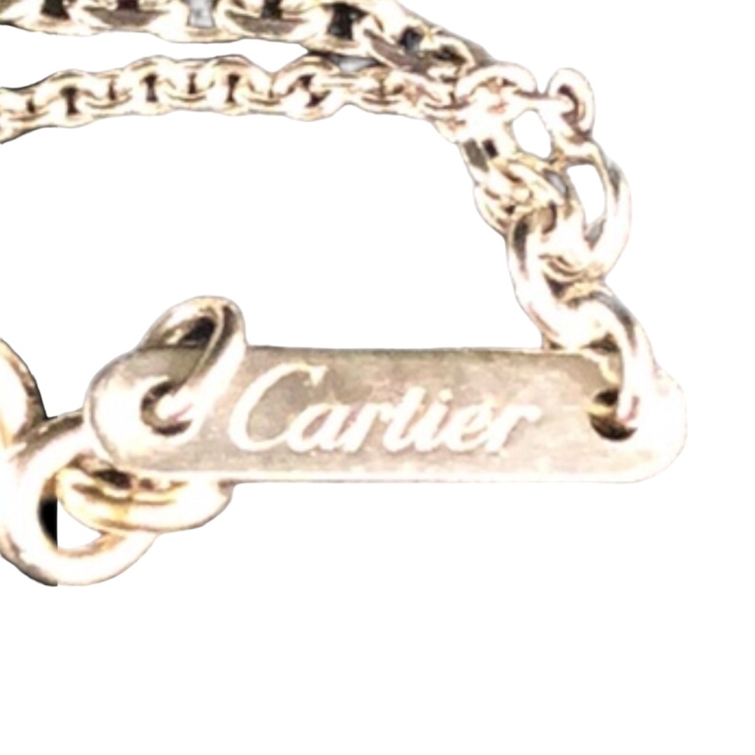 Cartier(カルティエ)の　カルティエ Cartier Cハートネックレス K18ホワイトゴールド K18WG ジュエリー レディースのアクセサリー(ネックレス)の商品写真