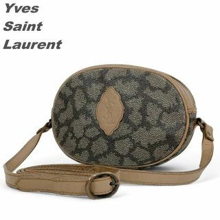 イヴサンローラン(Yves Saint Laurent)のイヴサンローラン YSL ショルダーバッグ ミニショルダー 総柄 PVC レザー(ショルダーバッグ)