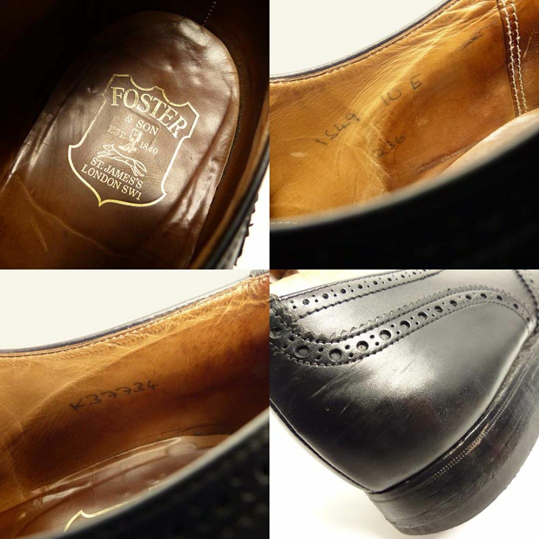 英国製 FOSTER & SONフォスター＆サンウイングチップシューズUK10 メンズの靴/シューズ(ドレス/ビジネス)の商品写真