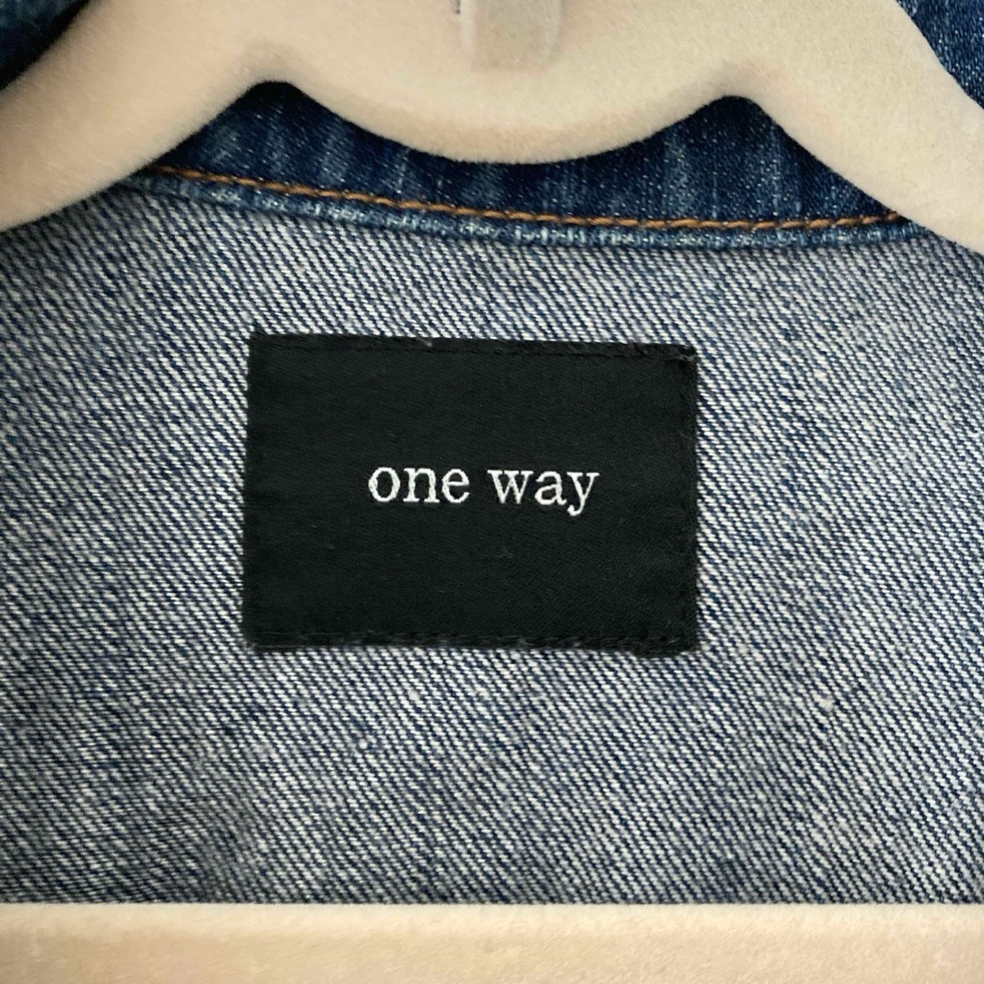 one*way(ワンウェイ)のone way ワンウェイ　ジージャン デニムジャケット　レディース　Gジャン レディースのジャケット/アウター(Gジャン/デニムジャケット)の商品写真