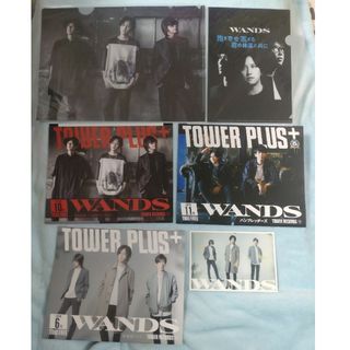 【未使用】WANDS5期 クリアファイルとTOWER PLUS+とポストカード(ミュージシャン)