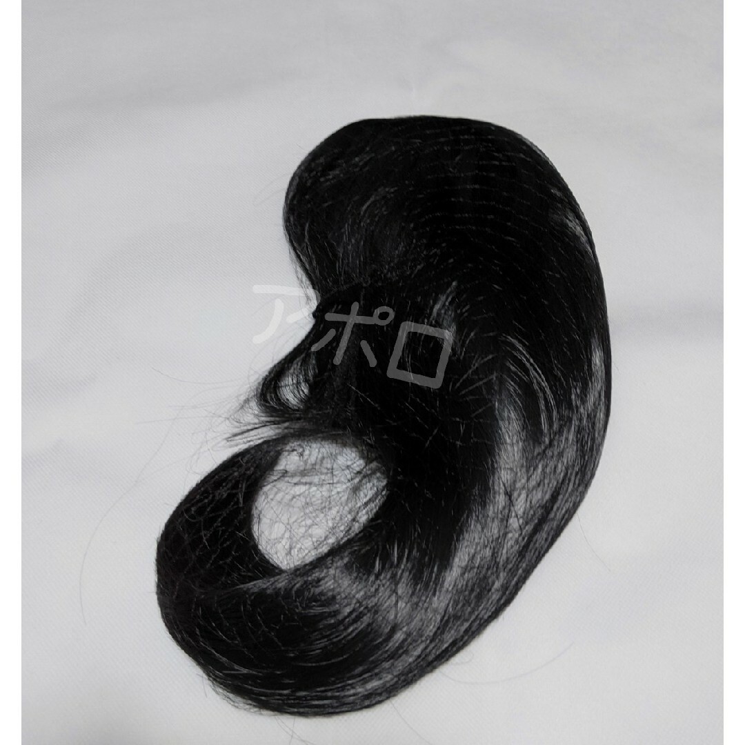 黒髪　セミロング　ブラック　かつら　ウィッグ　黒色 レディースのウィッグ/エクステ(ロングストレート)の商品写真