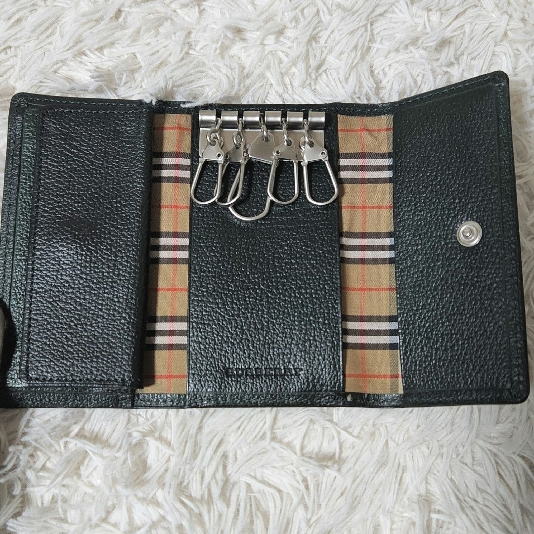 BURBERRY(バーバリー)の新品未使用 BURBERRY ノバチェック レザー キーケース コインケース メンズのファッション小物(キーケース)の商品写真