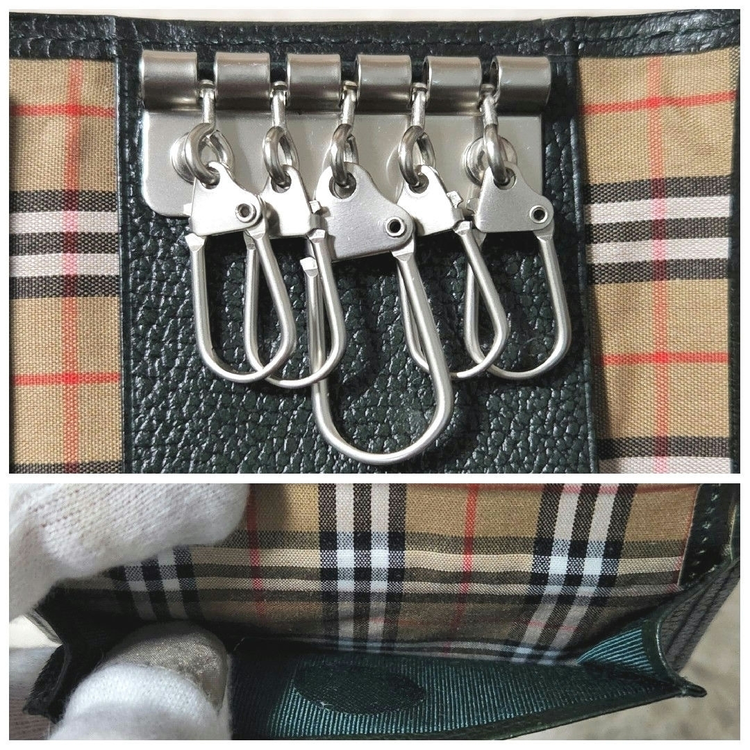 BURBERRY(バーバリー)の新品未使用 BURBERRY ノバチェック レザー キーケース コインケース メンズのファッション小物(キーケース)の商品写真