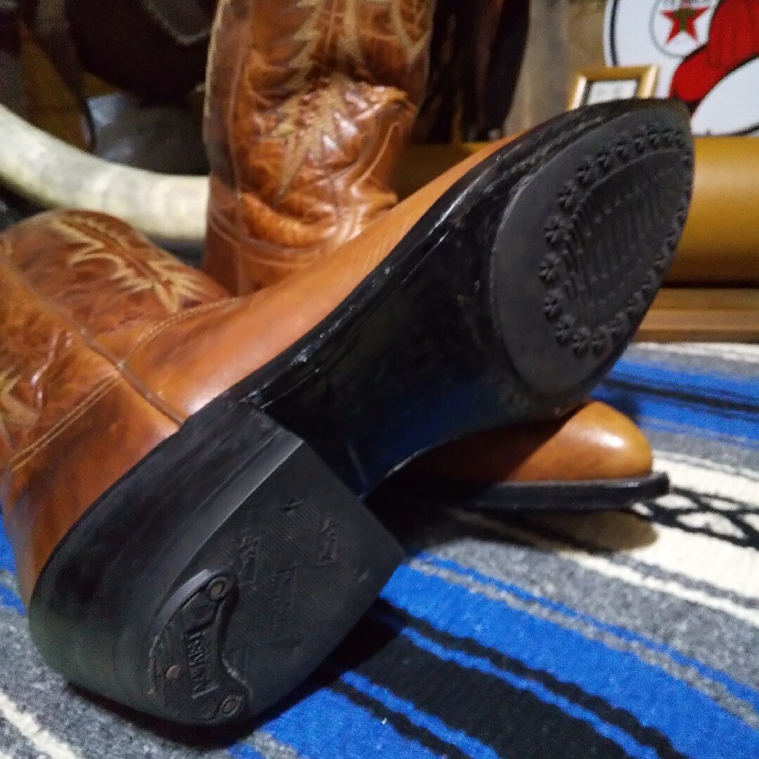 Tony Lama(トニーラマ)のトニーラマウエスタンブーツカウボーイブーツメキシコ製メンズブーツ メンズの靴/シューズ(ブーツ)の商品写真