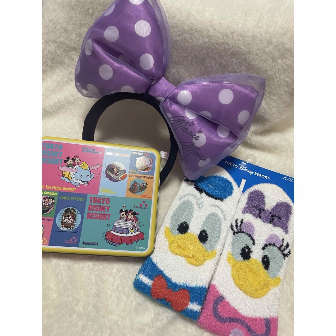 Disney(ディズニー)の【美品】Disney ディズニー　3点セット エンタメ/ホビーのおもちゃ/ぬいぐるみ(キャラクターグッズ)の商品写真