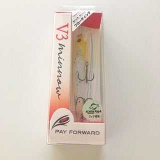 PAY FORWARD ペイフォワード/V3minnow V3ミノー/#034 生シラウオ【A70736-007】(ルアー用品)