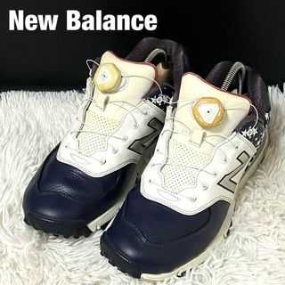 ニューバランス(New Balance)のニューバランス　ゴルフシューズ　ネイビー　ホワイト　星条旗　574 BOA(シューズ)