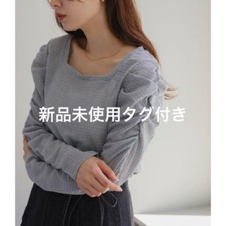 Kastane - 【完売】Kastane シャーリングロンTEE ブルー