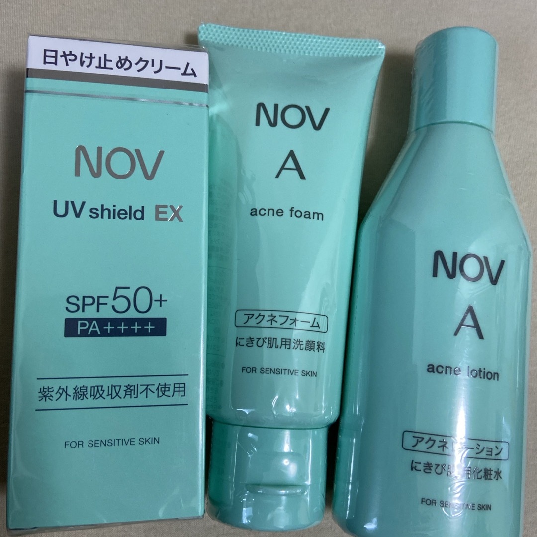 NOV(ノブ)の新品 ノブ 化粧水&洗顔&日焼け止め コスメ/美容のスキンケア/基礎化粧品(洗顔料)の商品写真